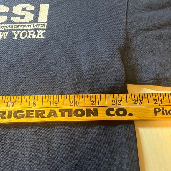 Vintage CSI Las Vegas Crime Scene Investigation Men TV‎ Promo T Shirt Size XL - Picture 3 of 6
